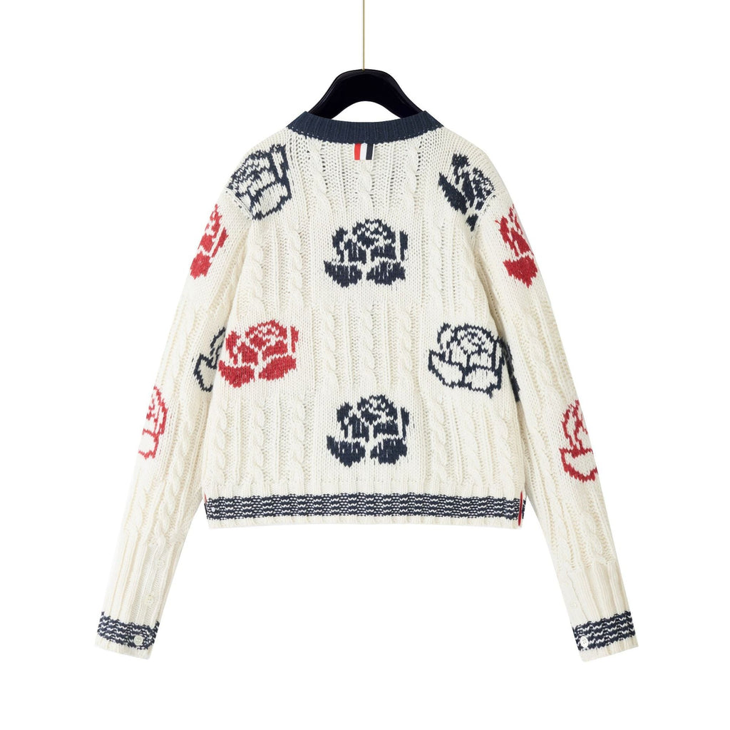 Rose Knit Cardigan