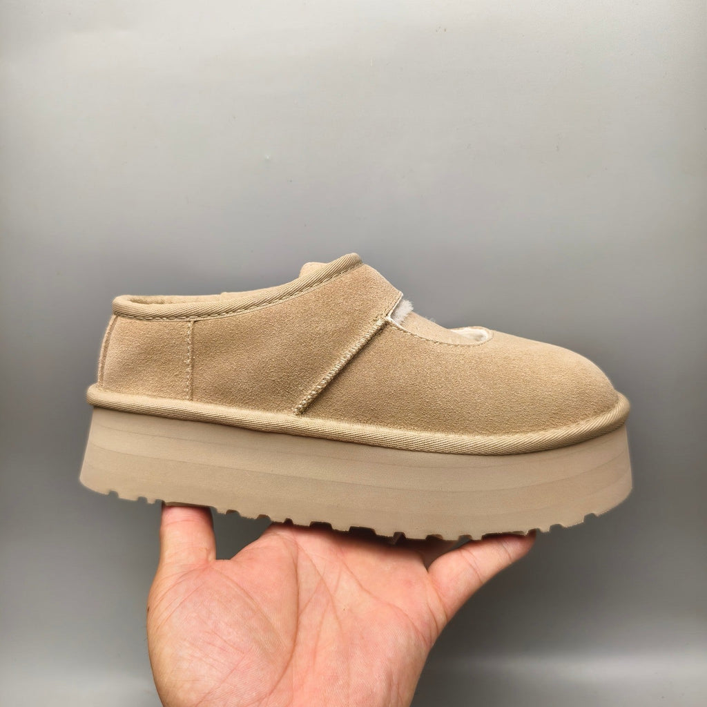 Sand Mary Jane Platform Fashion Shoes — New Arrival | In Stock