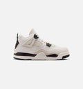 Air Jordan 4 Retro Flight Club Preschool Lifestyle Shoes - Sail/Black/University Red