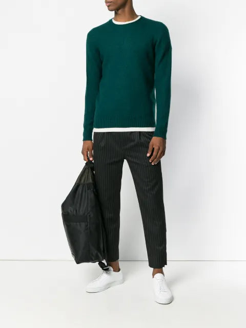 Drumohr crew neck brushed sweater