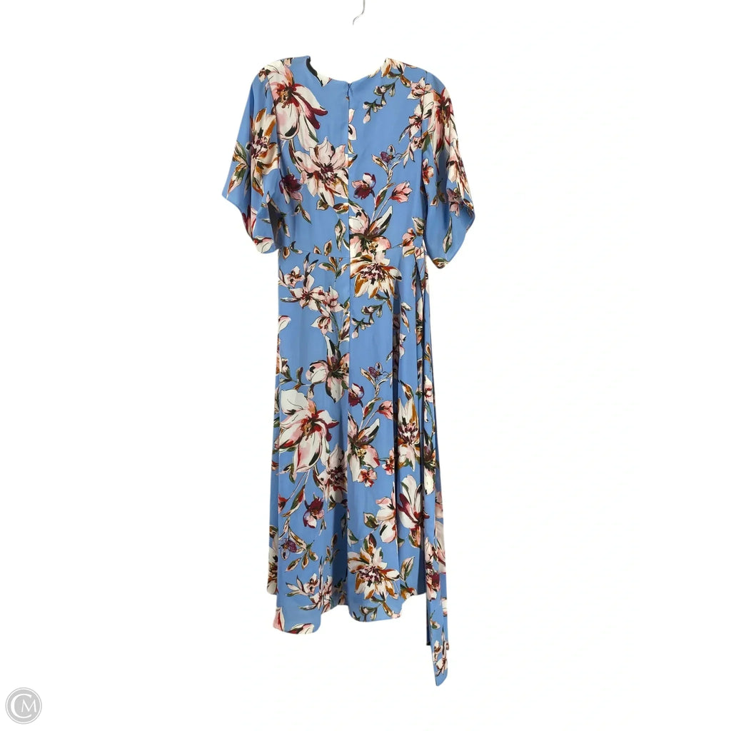 Dress Casual Maxi By Tahari By Arthur Levine In Floral Print, Size: 4