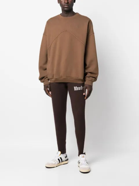 RHUDE logo-embroidered oversize jumper