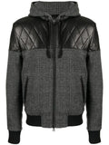 Private Stock panelled-design hooded jacket