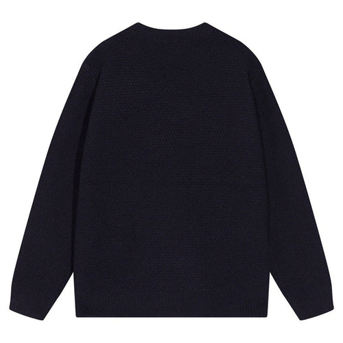AMIRI Logo Knitted Sweater – Black & Apricot