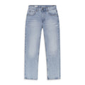 Light Indigo Relaxed Fit Spray Arrow Jeans
