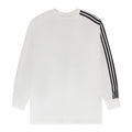 White M 3s Ls Tee White