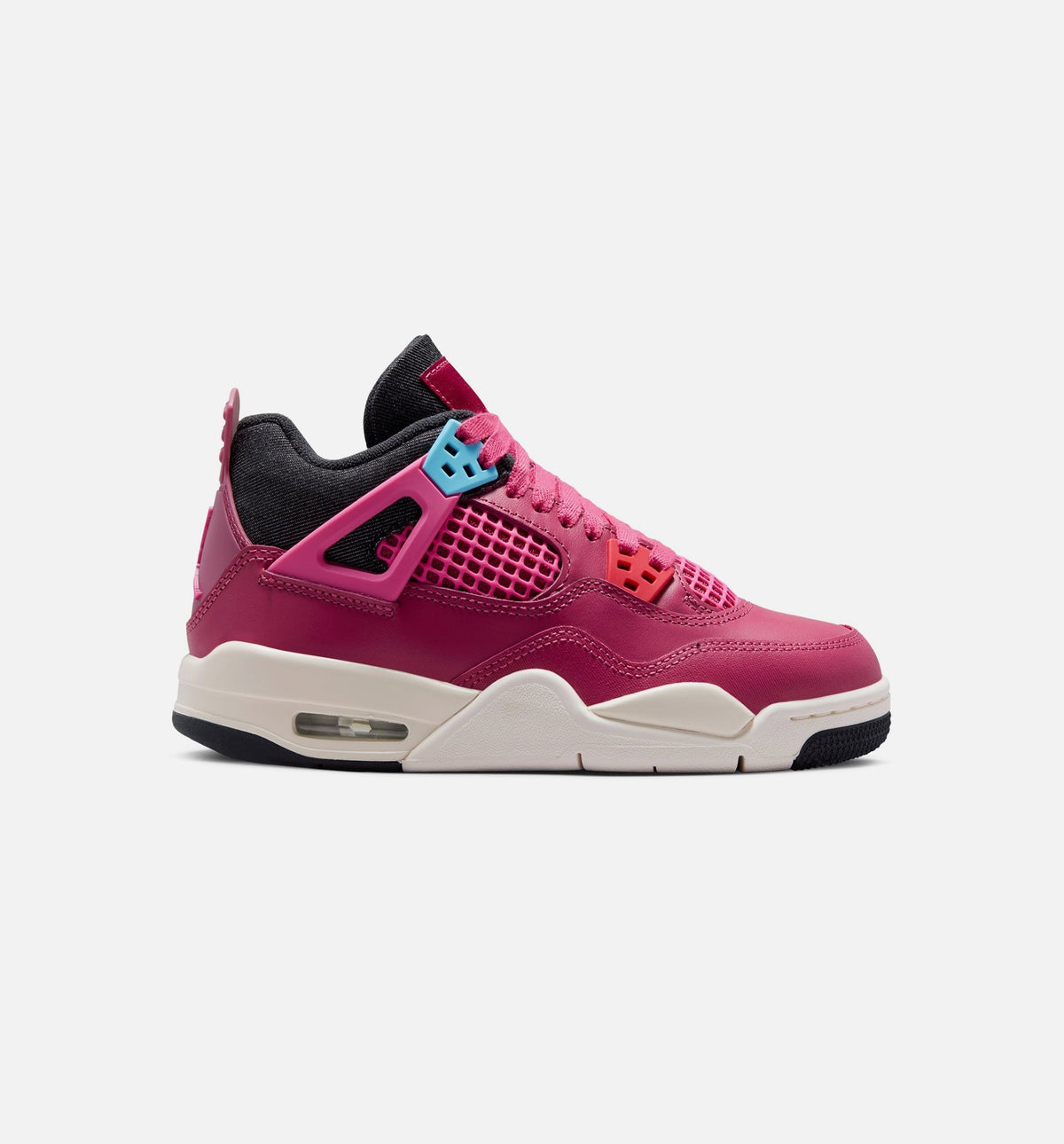 Air Jordan 4 Retro She's A Star Grade School Lifestyle Shoes - Sweet Beet/Desert Pink/Off Noir/Chalk