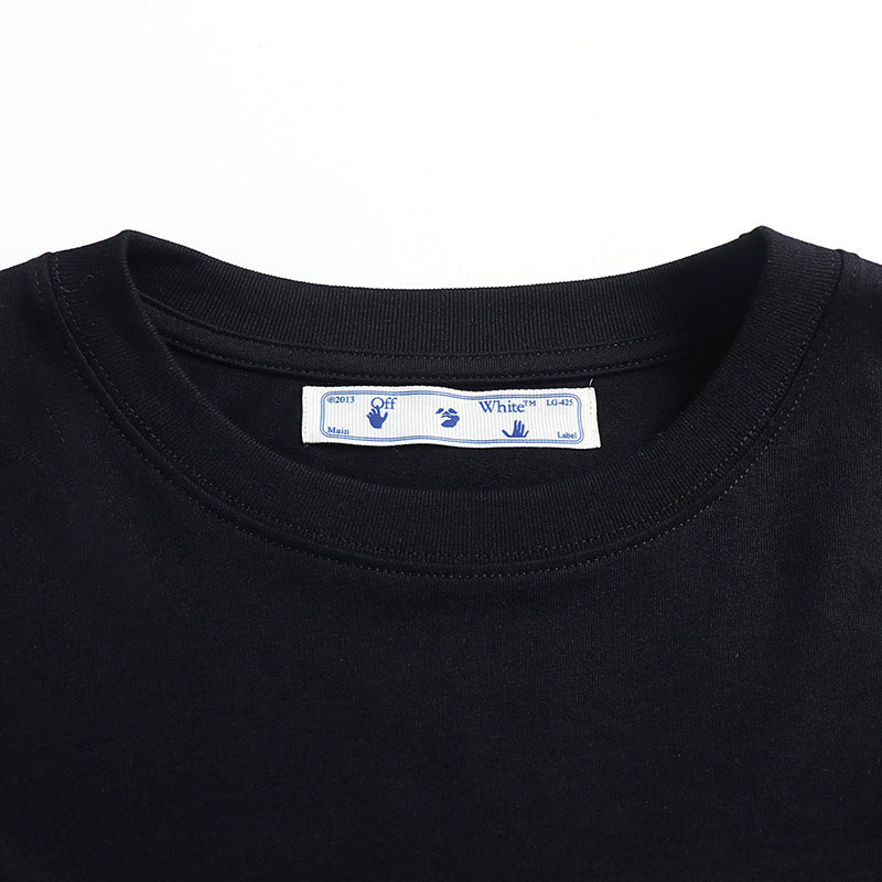 OFF-WHITE "OW Together" Colorful Graffiti Graphic T-Shirt