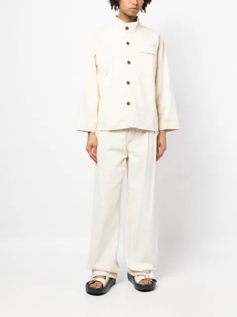 Marané funnel-neck shirt jacket