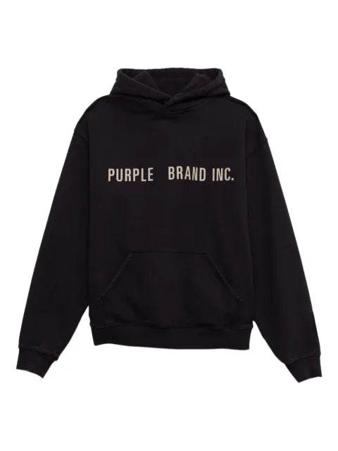 Purple Brand Artifact diamond-pattern hoodie