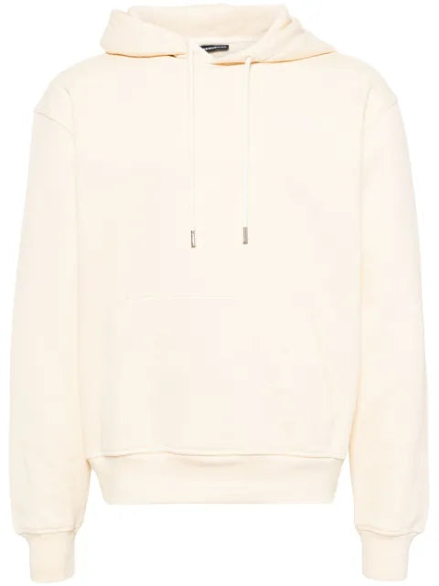 Jacquemus logo-embroidered cotton hoodie