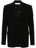Isabel Benenato single-breasted wool blazer