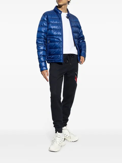 Moncler metallic finish down jacket
