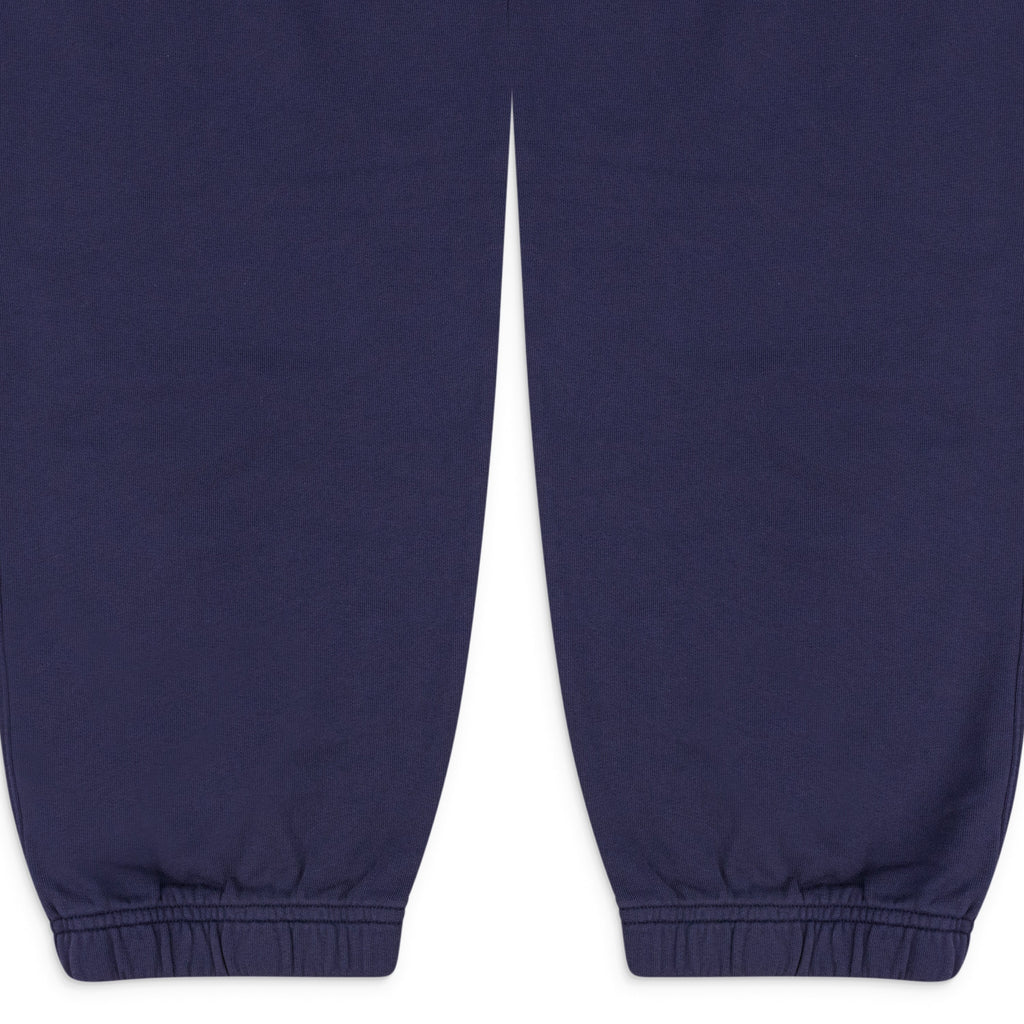 NAVY MINI BOX LOGO SWEATPANTS