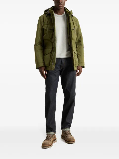 Woolrich lined hooded jacket
