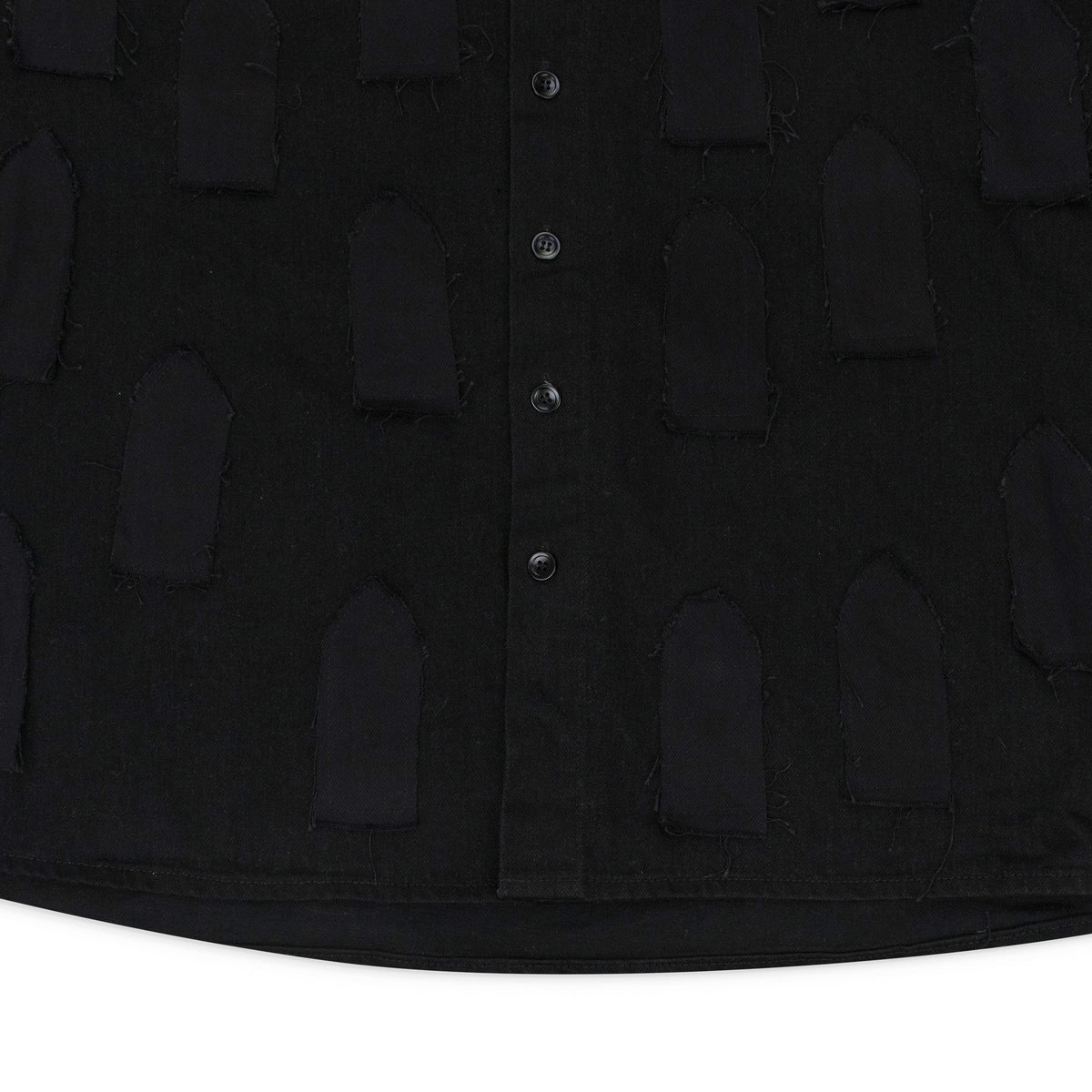 BLACK LINK WINDOW BUTTON-DOWN SHIRT