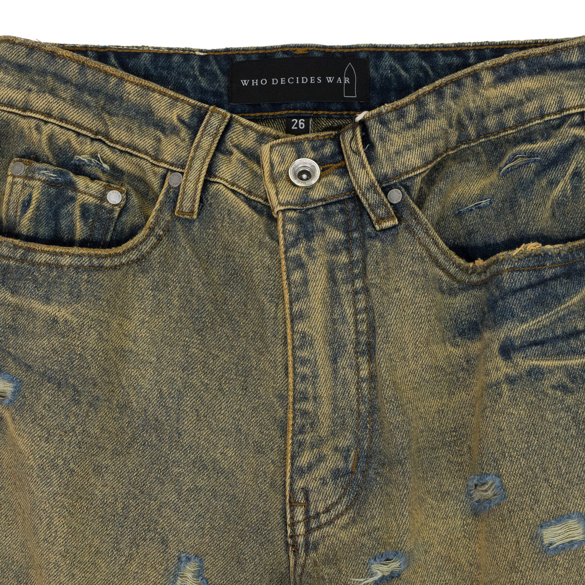 RUST GNARLY STRAIGHT-FIT JEANS