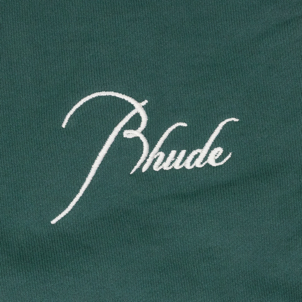 GREEN TERRY SWEATPANTS