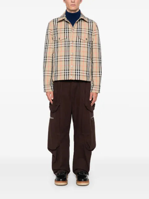 Burberry checked jacket