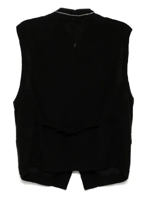 Undercover zip-up gilet