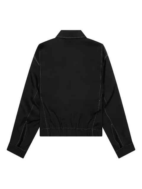 Jil Sander contrast-stitch blouson jacket