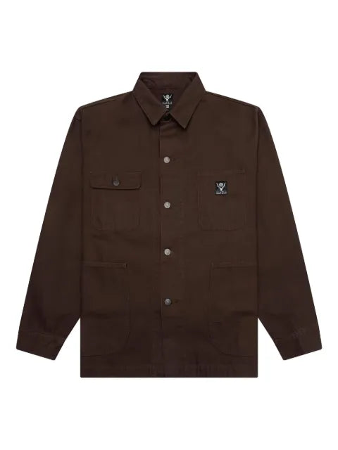SOUTH2 WEST8 button-flap pocket shirt jacket
