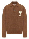 AMI Paris heart-logo sweater