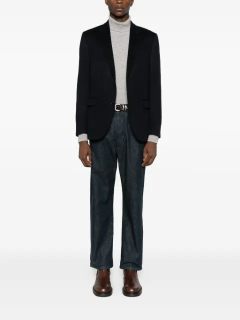 Zegna buttoned cashmere jacket