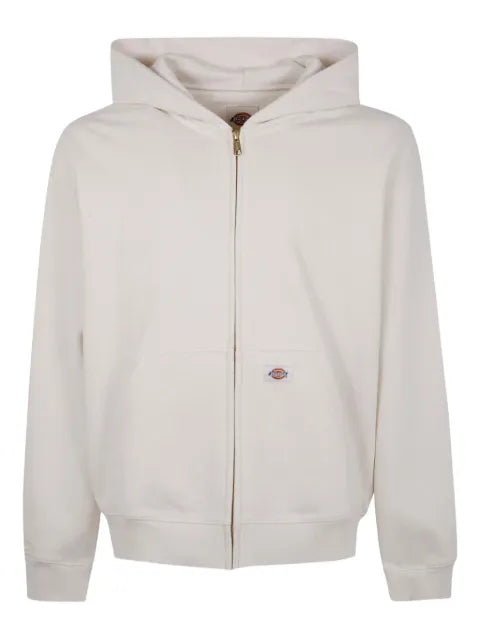 Dickies Construct logo-detail zip-up hoodie
