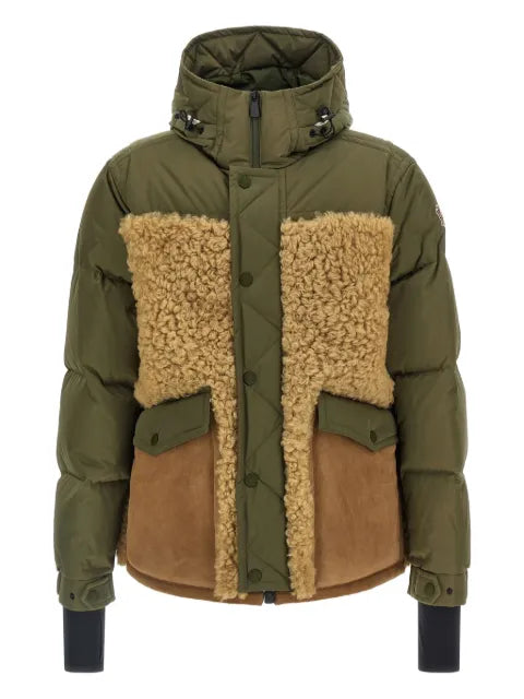 Moncler Grenoble Grifford shearling-panels puffer jacket