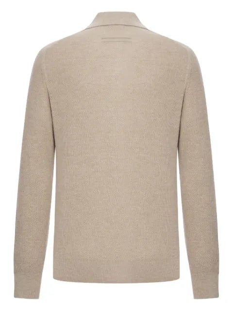 Zegna cashmere polo sweater