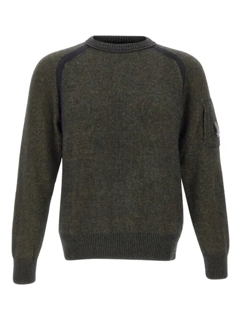 C.P. Company lens appliqué crew-neck sweater