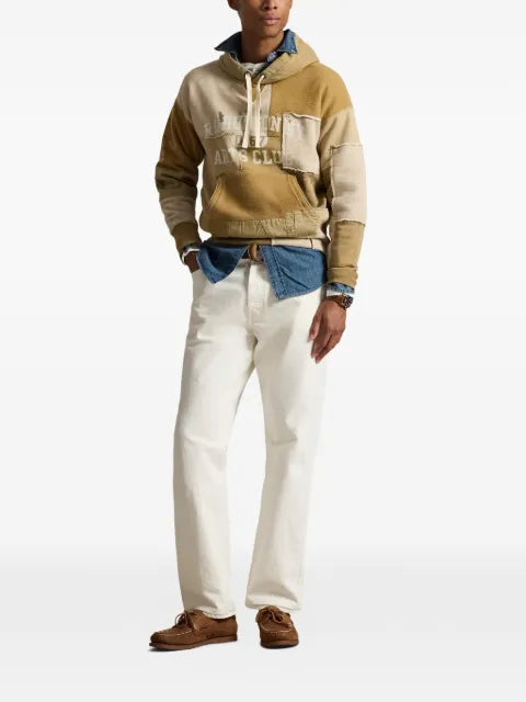 Polo Ralph Lauren patchwork-design hoodie
