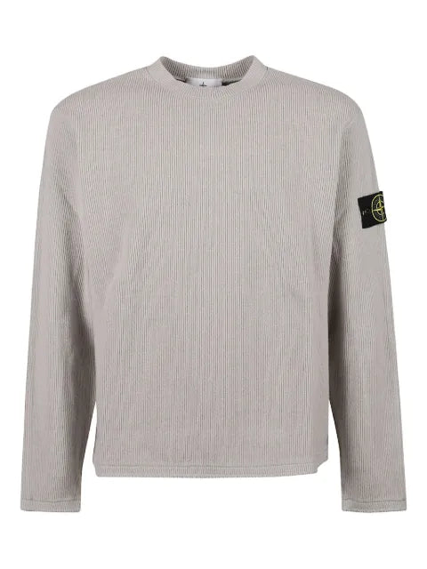Stone Island logo-patch sweater