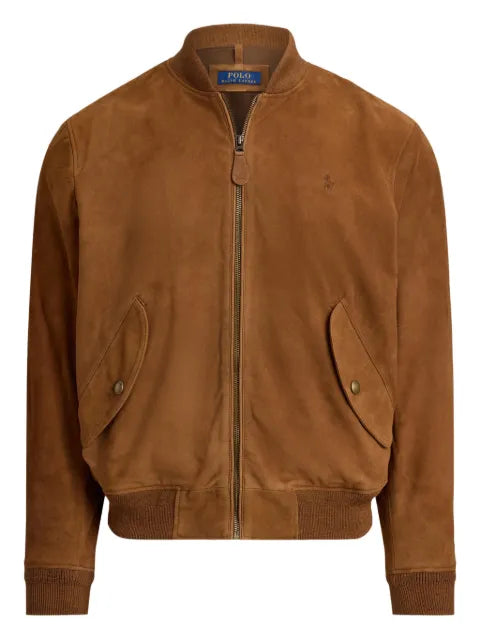 Polo Ralph Lauren zipped suede jacket