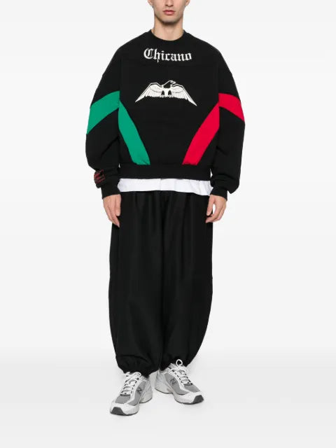 adidas x Willy Chavarria eagle-graphic crew-neck sweatshirt
