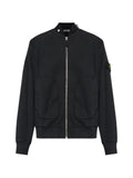 Stone Island 6100014 mesh stitch organic cotton fleece jacket