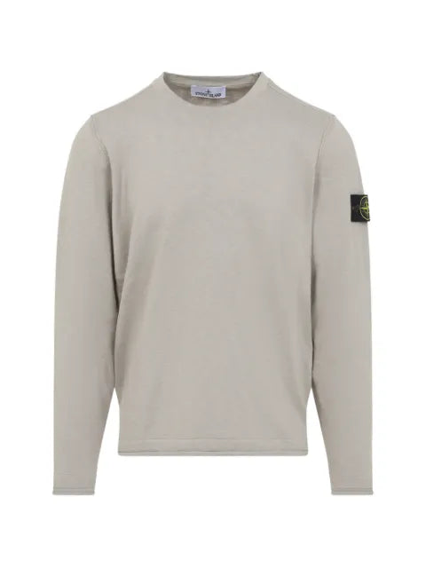 Stone Island 5100052 organic cotton and nylon sweater