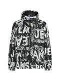 Karl Lagerfeld Jeans all-over logo padded jacket