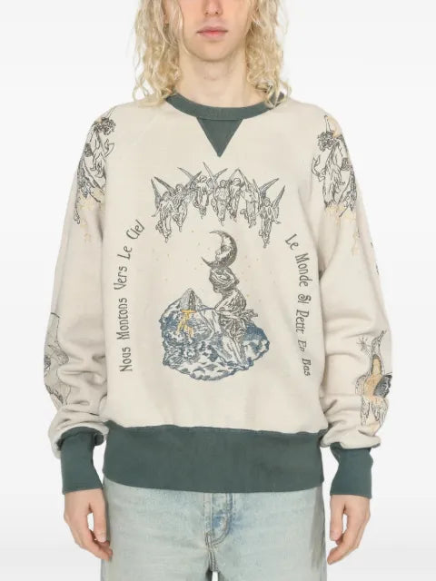 Samuel Zelig LA Luna crewneck sweaters