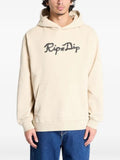 Ripndip distressed logo-print hoodie