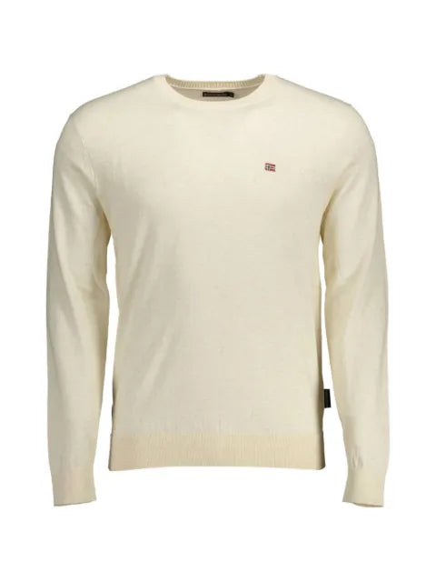 Napapijri crew neck logo-patch sweater