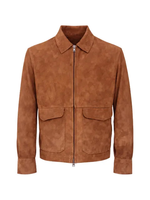FRANZESE COLLECTION Stefano De Martino bonded suede jacket