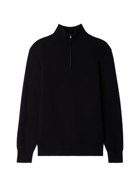 SANDRO boxy jumper with standing collar