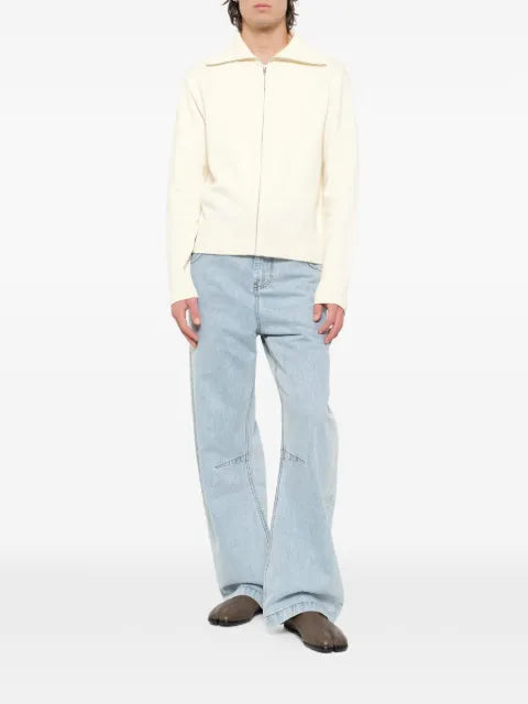 ENTIRE STUDIOS knit zip-up jacket