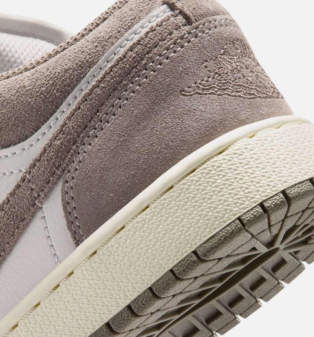 Air Jordan 1 Low Grade School | Big Kids' Lifestyle Shoe | Olive Grey/Enigma Stone/Summit White