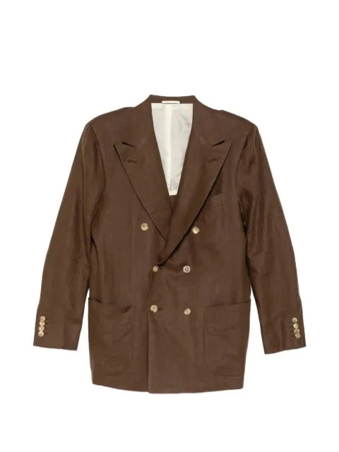Kiton central-vent jacket