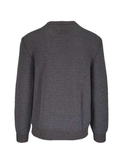 Zegna ribbed-knit crew-neck sweater