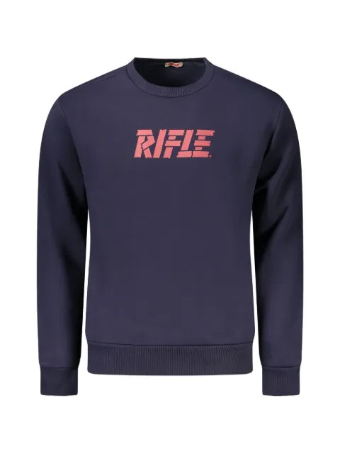 RIFLE logo-print crew-neck sweatshirt