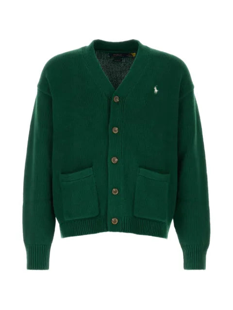 Polo Ralph Lauren logo-embroidered V-neck cardigan